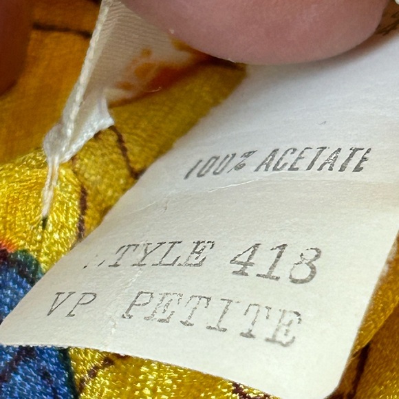 🎃COPY - 1960’s psychedelic floral print caftan and robe 1-piece - Picture 4 of 6